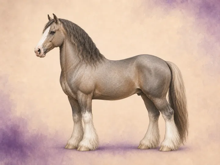 Kruising van de Clydesdale met de Arabier