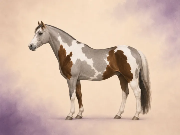 Croisement du Paint Horse américain avec le Arabe