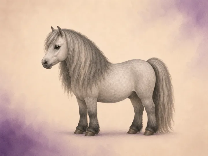 Croisement du Poney Shetland avec le Arabe