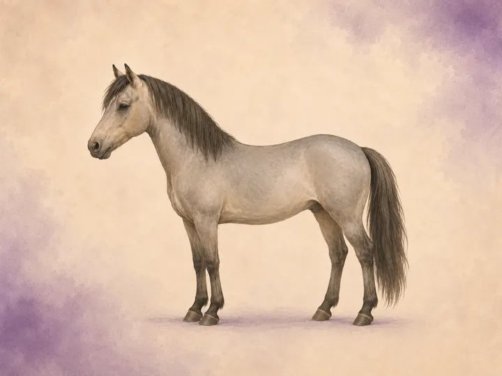 Kruising van de Gotland pony met de Arabier