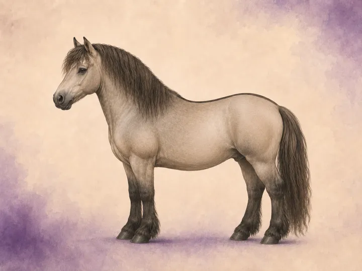 Kruising van de Highland Pony met de Arabier