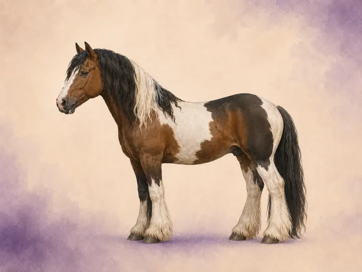 Croisement du Sang chaud belge (BWP) avec le Irish Cob