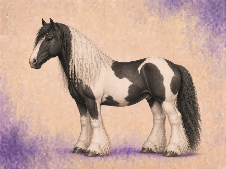 Cross of the Connemara with the Irish Cob / Gypsy Cob
