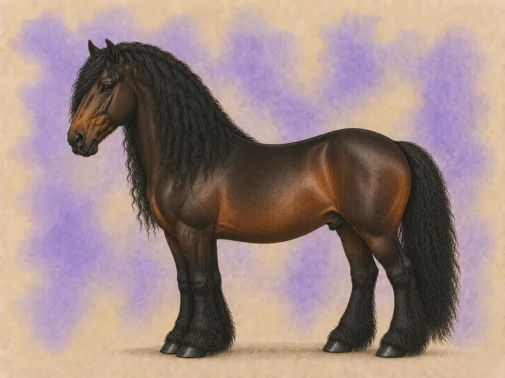 Croisement du Frison avec le Lusitanien