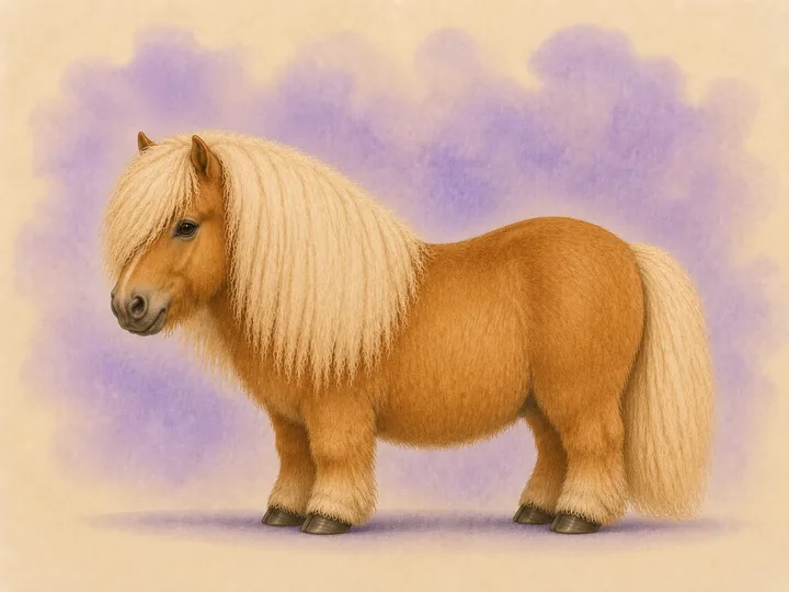 Croisement du Haflinger avec le Poney Shetland