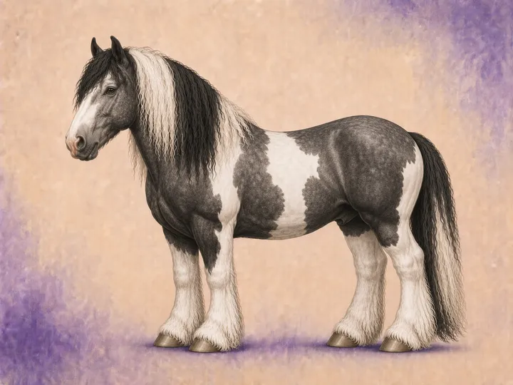 Croisement du Percheron avec le Irish Cob
