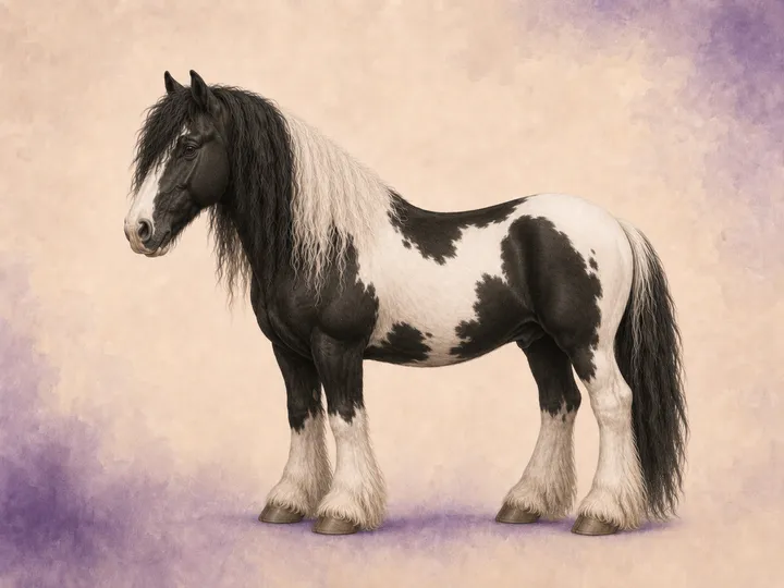 Croisement du Shire avec le Irish Cob