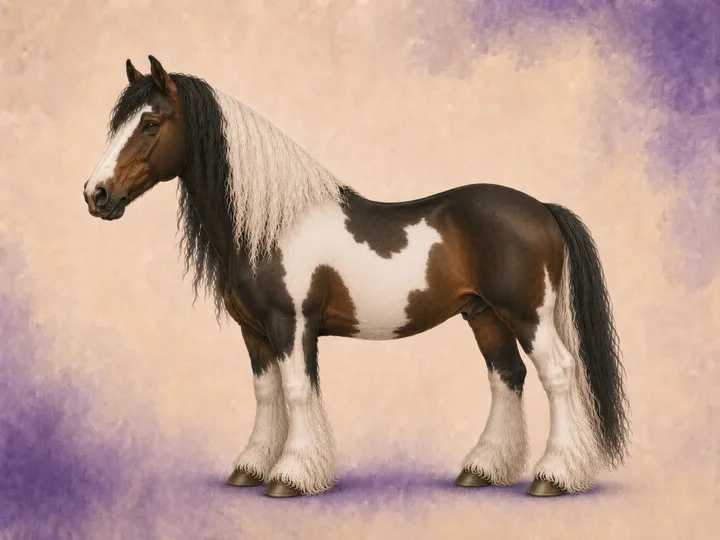 Kruising van de Gotland pony met de Tinker (Irish Cob)