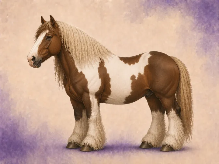 Croisement du Trait belge avec le Irish Cob