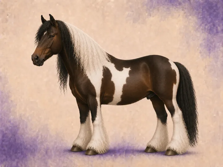 Cross of the Swedish Warmblood with the Irish Cob / Gypsy Cob