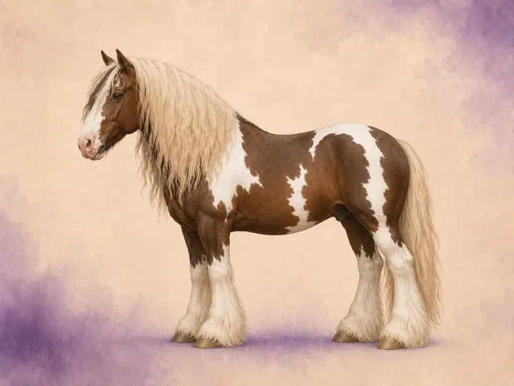 Kruising van de Schwarzwälder Fuchs met de Tinker (Irish Cob)