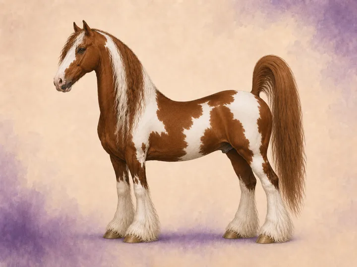 Croisement du Saddlebred américain avec le Irish Cob
