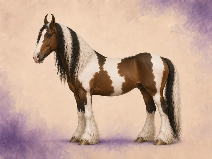 Cross of the Marwari with the Irish Cob / Gypsy Cob