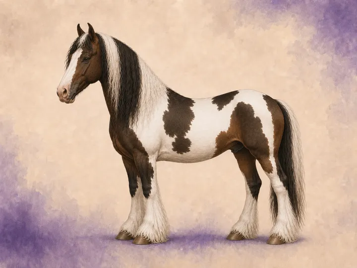 Cross of the Irish Sport Horse with the Irish Cob / Gypsy Cob
