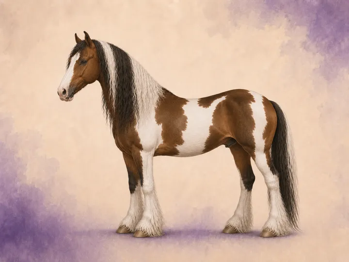 Kruising van de Trakehner met de Tinker (Irish Cob)
