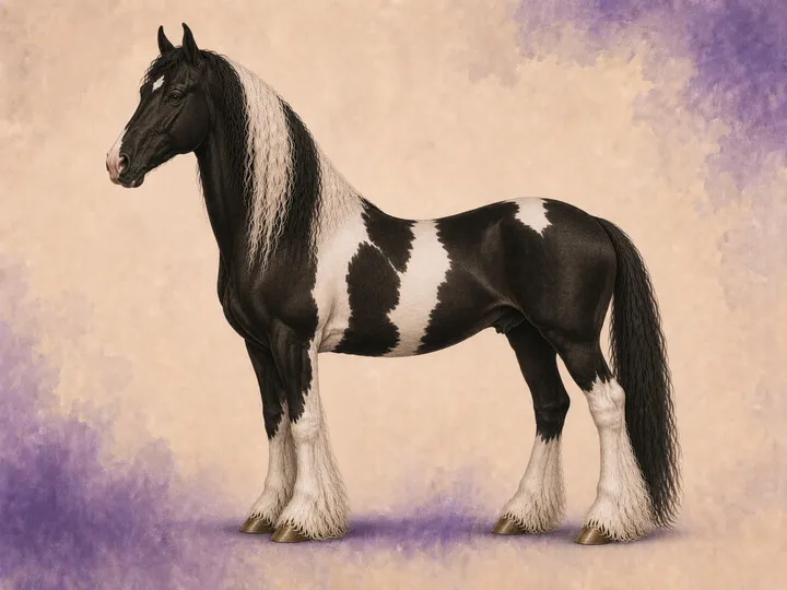 Croisement du Tennessee Walking Horse avec le Irish Cob