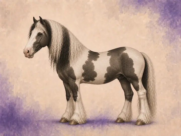Croisement du Cheval de Camargue avec le Irish Cob