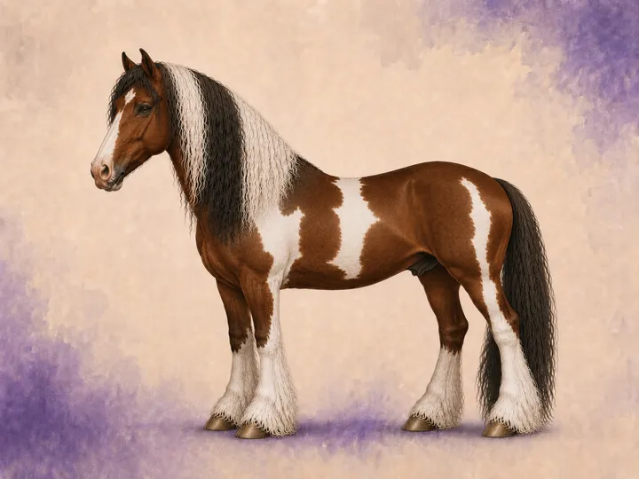 Cross of the Australian Stock Horse with the Irish Cob / Gypsy Cob