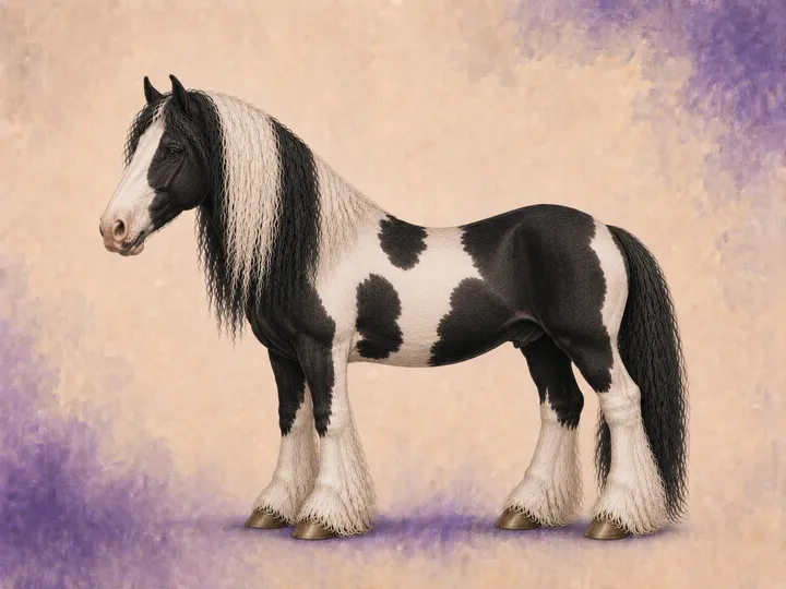 Croisement du Poney Dales avec le Irish Cob