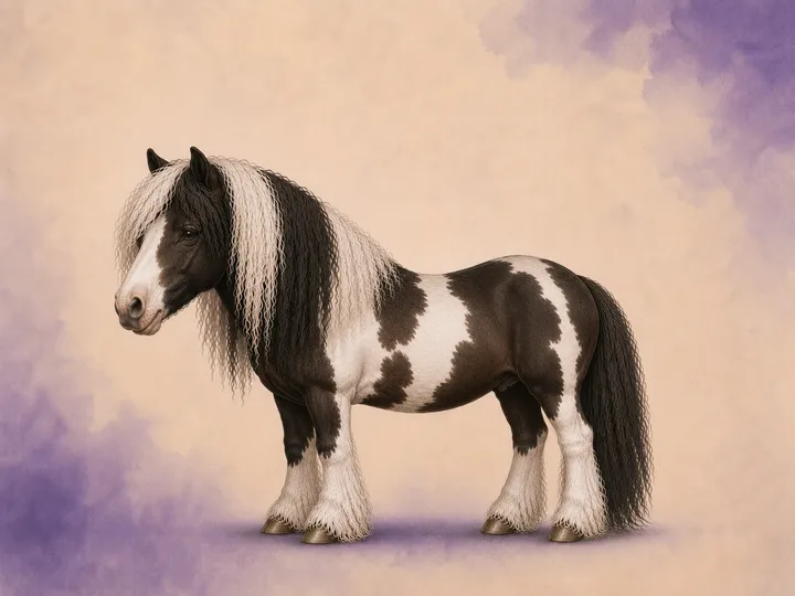 Croisement du Cheval miniature avec le Irish Cob