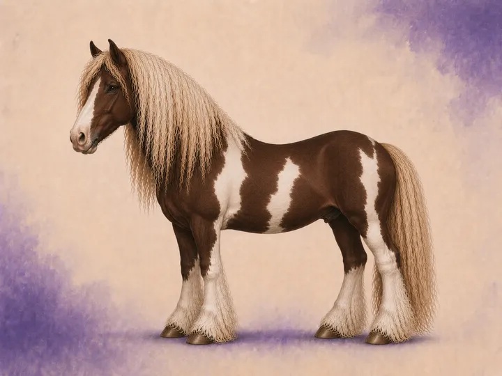 Croisement du Rocky Mountain Horse avec le Irish Cob