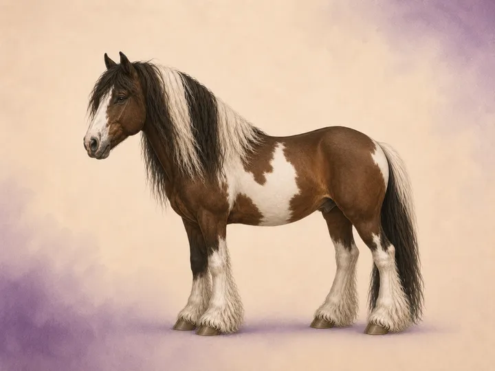 Croisement du Cheval Kaimanawa avec le Irish Cob