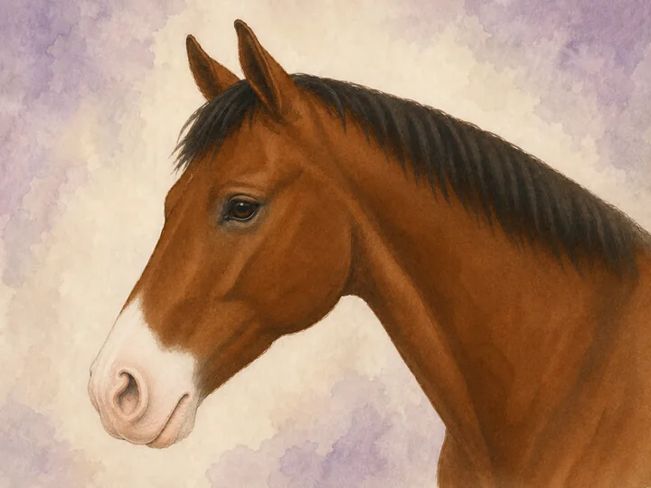 Hvid mule: En hvid mule er hvidt, der daekker hele mulen og begge naesebor.